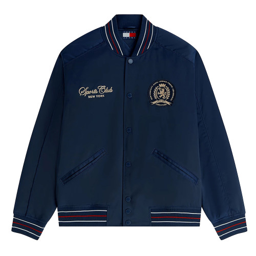 Tommy Hilfiger Ανδρικό μπουφάν Crest Patch Relaxed Satin Bomber Jacket
